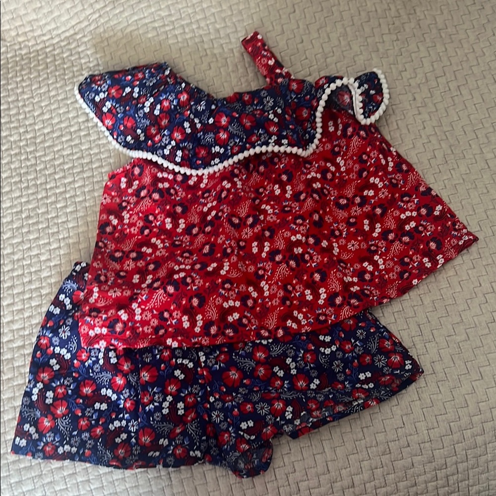 Girl’s Max Studio summer set. Size 7/8. Like new!